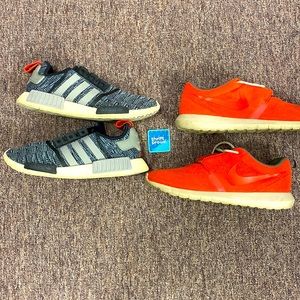Adidas Gray NMD & Nike Roshe Run Orange - Size 11 ***BUNDLE DEAL***